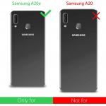 360 Degree Protection Clear Silicone Cover For Samsung Galaxy A20e SM-A202F Slim Fit and Sophisticated in Look